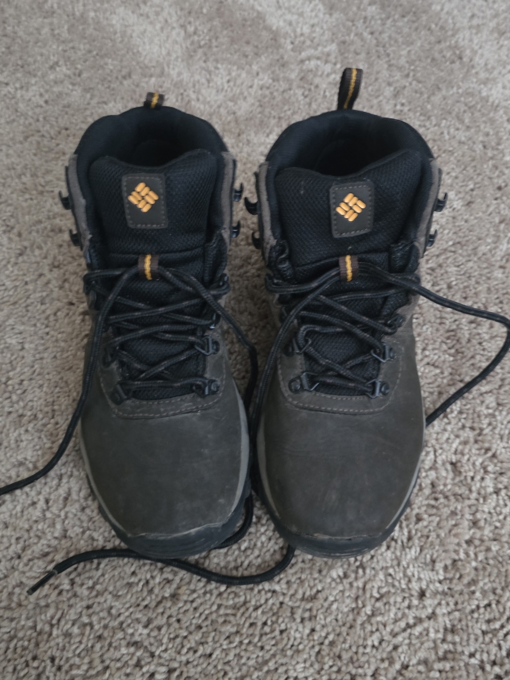 Columbia Men's Brown/Black Waterproof Hiking Boots